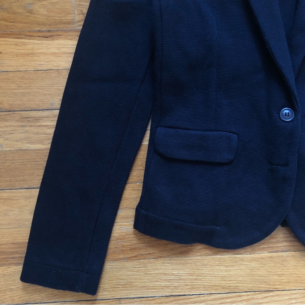 Navy Whistles sweater blazer sz 6 elevated workwear - Picture 9 of 16